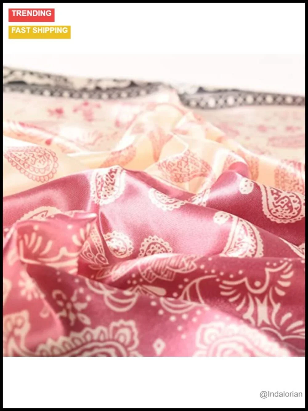 35x35 Polyester Silk Like Hair Scarf Head Wrap Neck Bandana Fashion Square Scarf